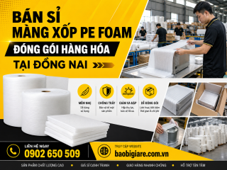 Bán sỉ màng xốp PE foam đóng gói hàng hóa tại Đồng Nai