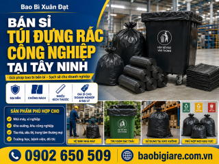 Bán sỉ túi đựng rác công nghiệp Tây Ninh