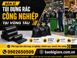 Bán sỉ túi đựng rác công nghiệp Vũng Tàu