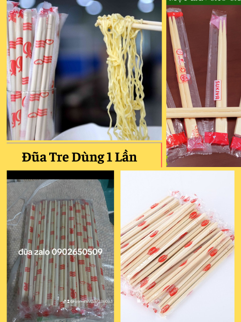Đũa tre dùng 1 lần