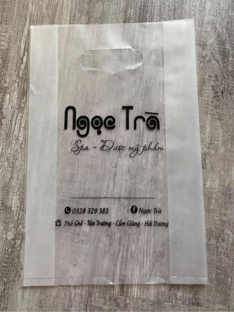 In túi Pe đục lỗ trong suốt spa