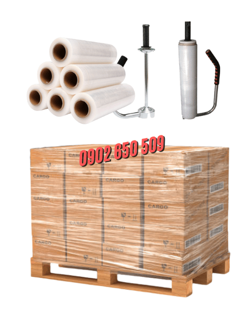 Màng PE bọc hàng, quấn pallet 