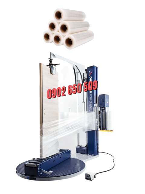 Màng PE quấn hàng dành cho máy quấn tự động